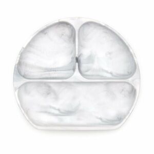 BUMKINS Silicone Grip Dish Marble